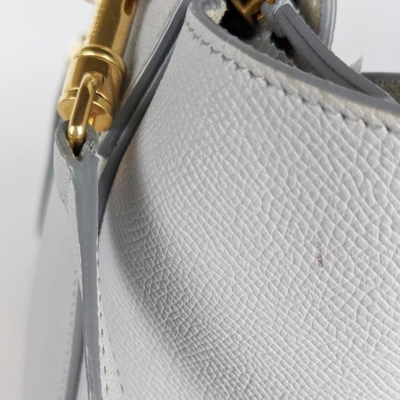 Celine Grey Grained Leather Micro Belt Bag Satchel - Picture 5 of 11